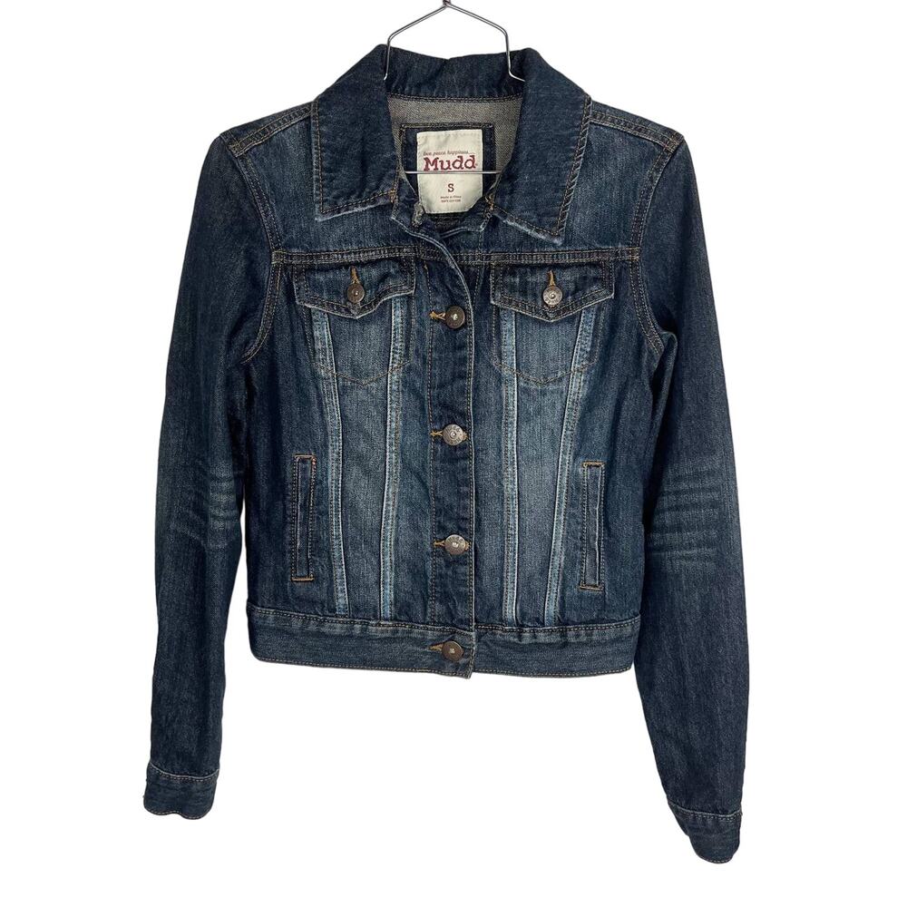 VTG MUDD | Blue Dark Wash‎ Denim Y2K Jean Jacket | Junior's
